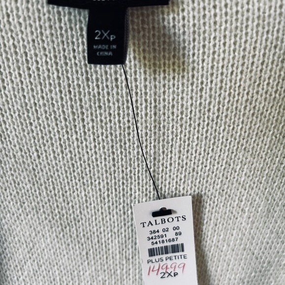 Talbots Cardigan - NWT size 2XP - Picture 3 of 4